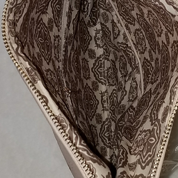 Tan Tribal Perforated (Clutch and Crossbody) - Picture 5 of 7